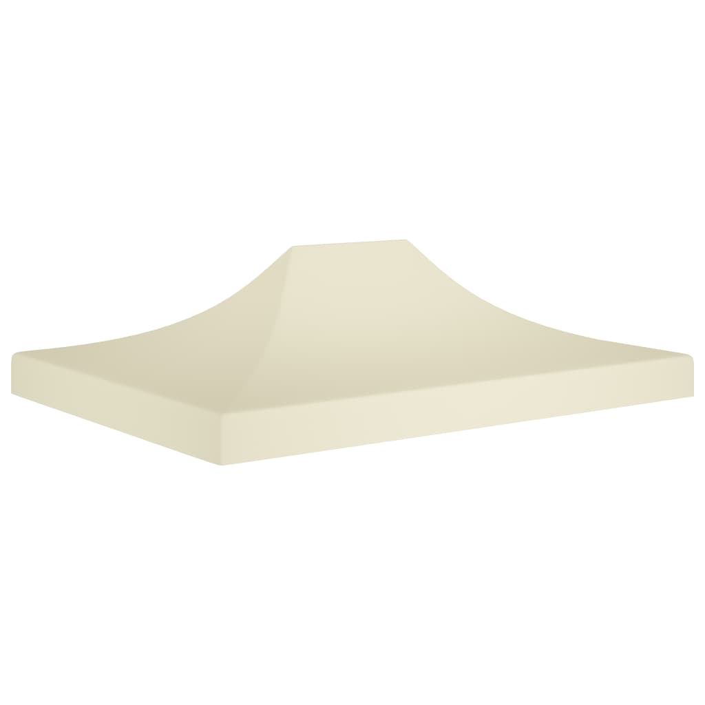 Partyzelt-Dach 4x3 m Creme 270 g/m²