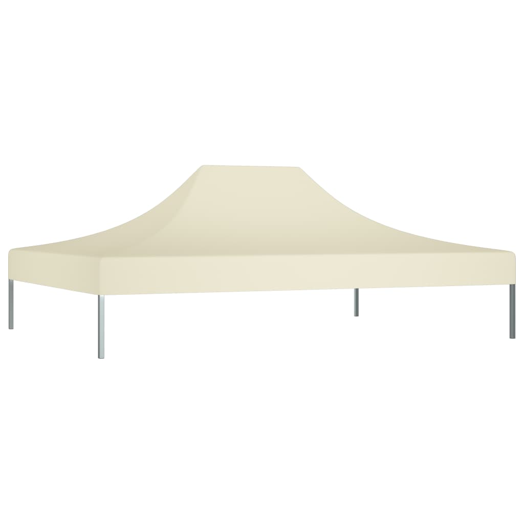 Partyzelt-Dach 4x3 m Creme 270 g/m²