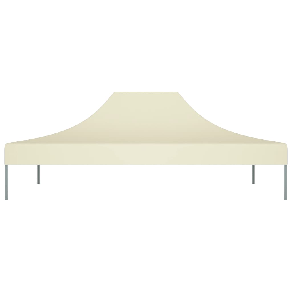 Partyzelt-Dach 4x3 m Creme 270 g/m²