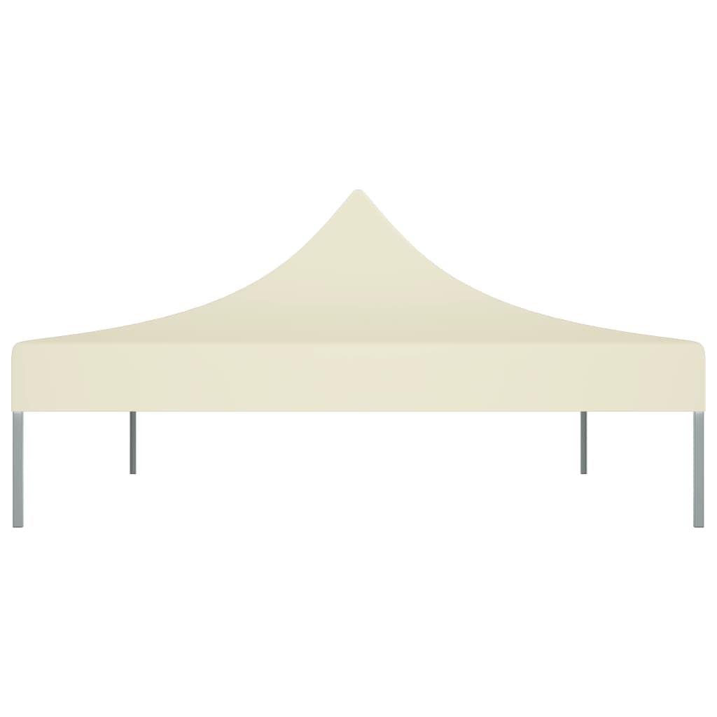 Partyzelt-Dach 4x3 m Creme 270 g/m²