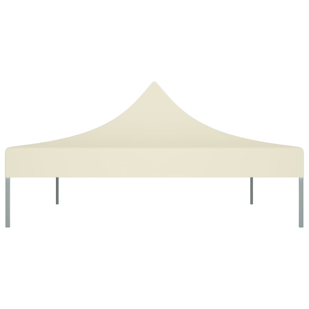 Partyzelt-Dach 4,5x3 m Creme 270 g/m²