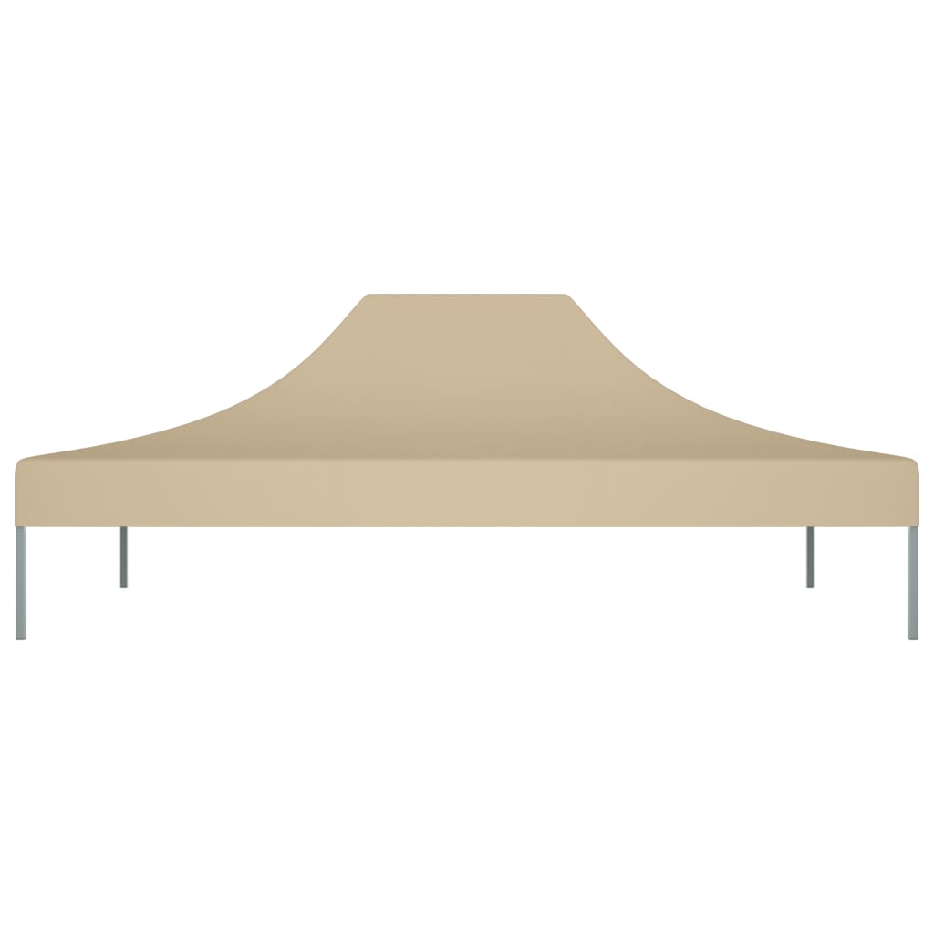 Partyzelt-Dach 4,5x3 m Beige 270 g/m²