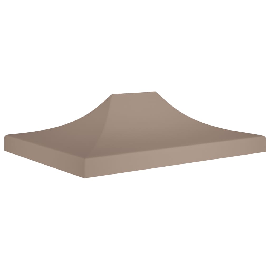 Partyzelt-Dach 4,5x3 m Taupe 270 g/m²