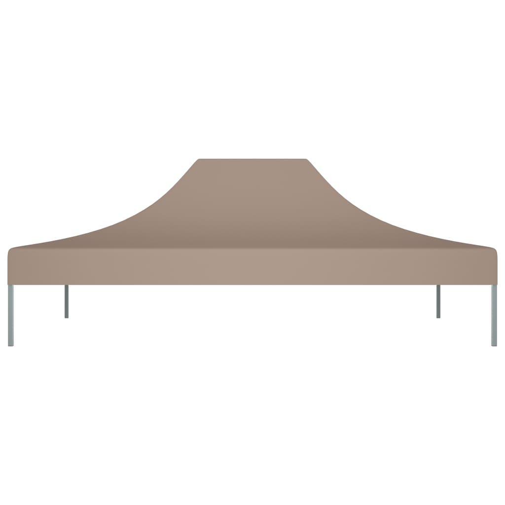 Partyzelt-Dach 4,5x3 m Taupe 270 g/m²