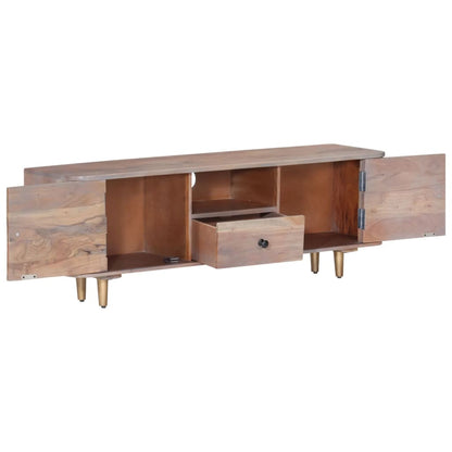 TV-Schrank 118x30x40 cm Massivholz Akazie