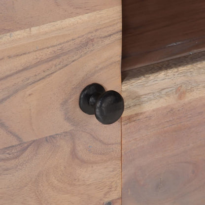 TV-Schrank 118x30x40 cm Massivholz Akazie