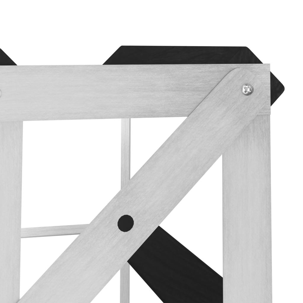 Weinregal für 20 Flaschen Schwarz Massivholz Kiefer