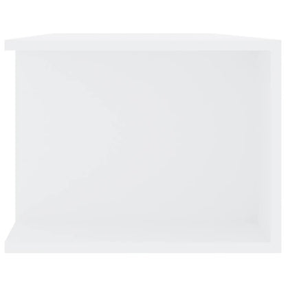 TV-Schrank mit LED-Leuchten Weiß 135x39x30 cm