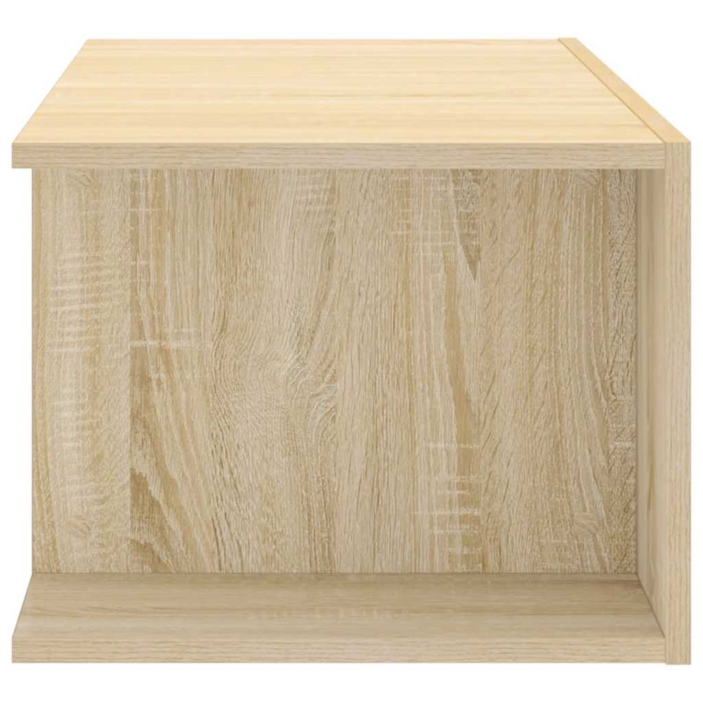 TV-Schrank mit LED-Leuchten Sonoma-Eiche 90x39x30cm