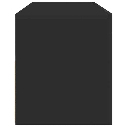 TV-Schrank mit LED-Leuchten Schwarz 120x35x40 cm