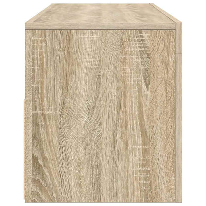 TV-Schrank mit LED-Leuchten Sonoma-Eiche 120x35x40 cm