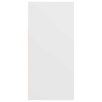 Sideboard mit LED-Leuchten Weiß 80x35x75 cm