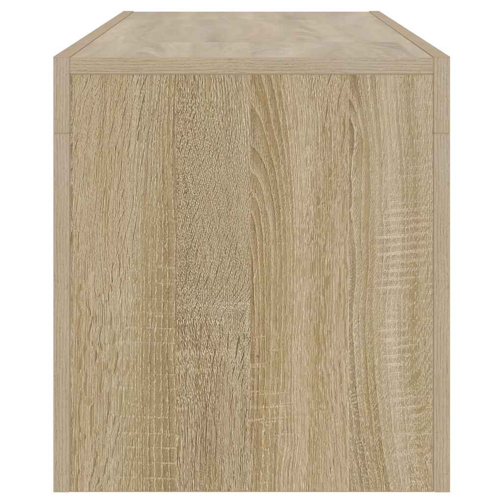 TV-Schrank mit LED-Leuchten Sonoma-Eiche 120x35x40 cm