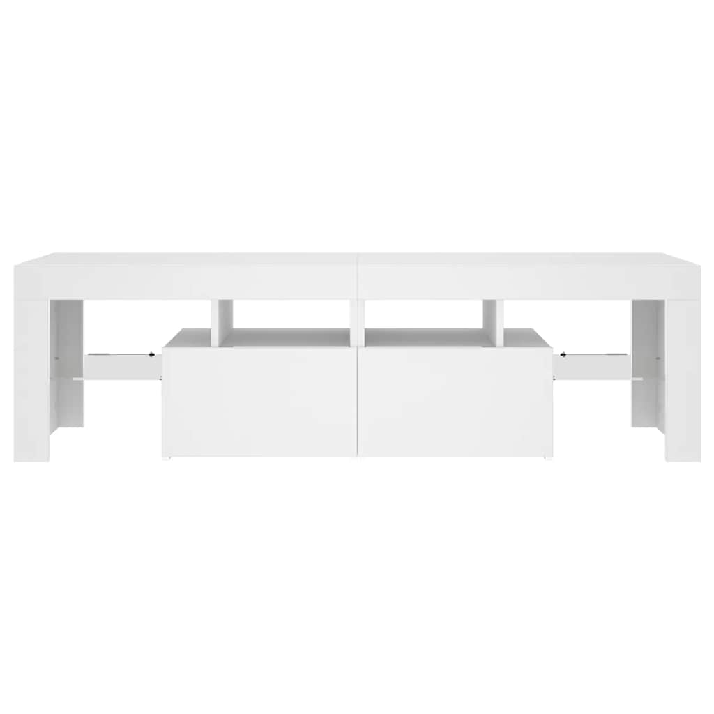 TV-Schrank mit LED-Beleuchtung Weiß 140x36,5x40 cm