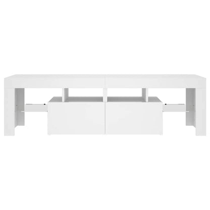 TV-Schrank mit LED-Beleuchtung Weiß 140x36,5x40 cm
