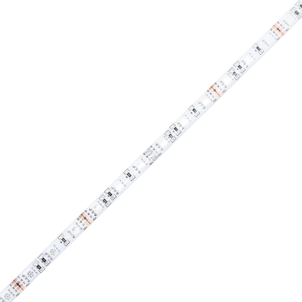 TV-Schrank mit LED-Leuchten Schwarz 90x35x40 cm