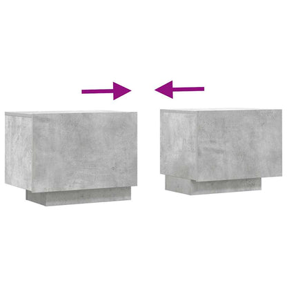 TV-Schrank Betongrau 100x35x40 cm Holzwerkstoff