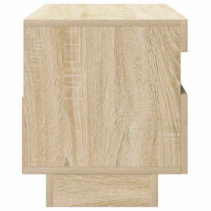TV-Schrank mit LED-Leuchten Sonoma-Eiche 80x35x40 cm