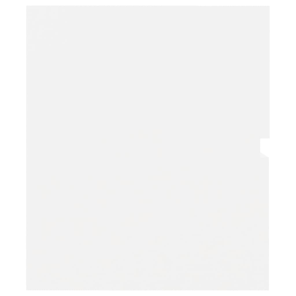 Waschbeckenunterschrank Weiß 60x38,5x45 cm Holzwerkstoff