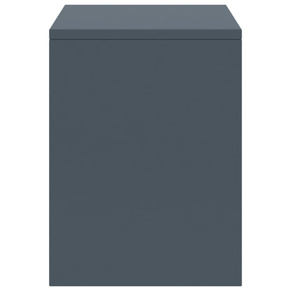 Nachttisch Hellgrau 35x30x40 cm Kiefer Massivholz