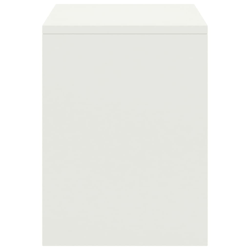 Nachttische 2 Stk. Weiß 35x30x40 cm Kiefer Massivholz