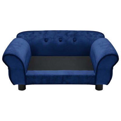 Hundesofa Blau 72x45x30 cm Plüsch