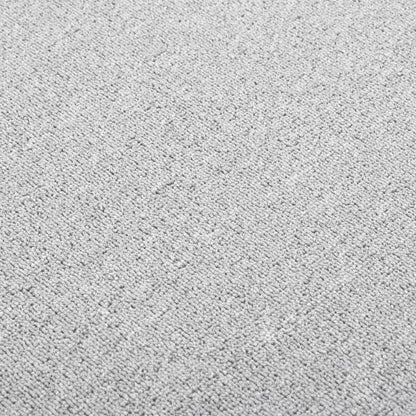 Teppichläufer Hellgrau 50x100 cm