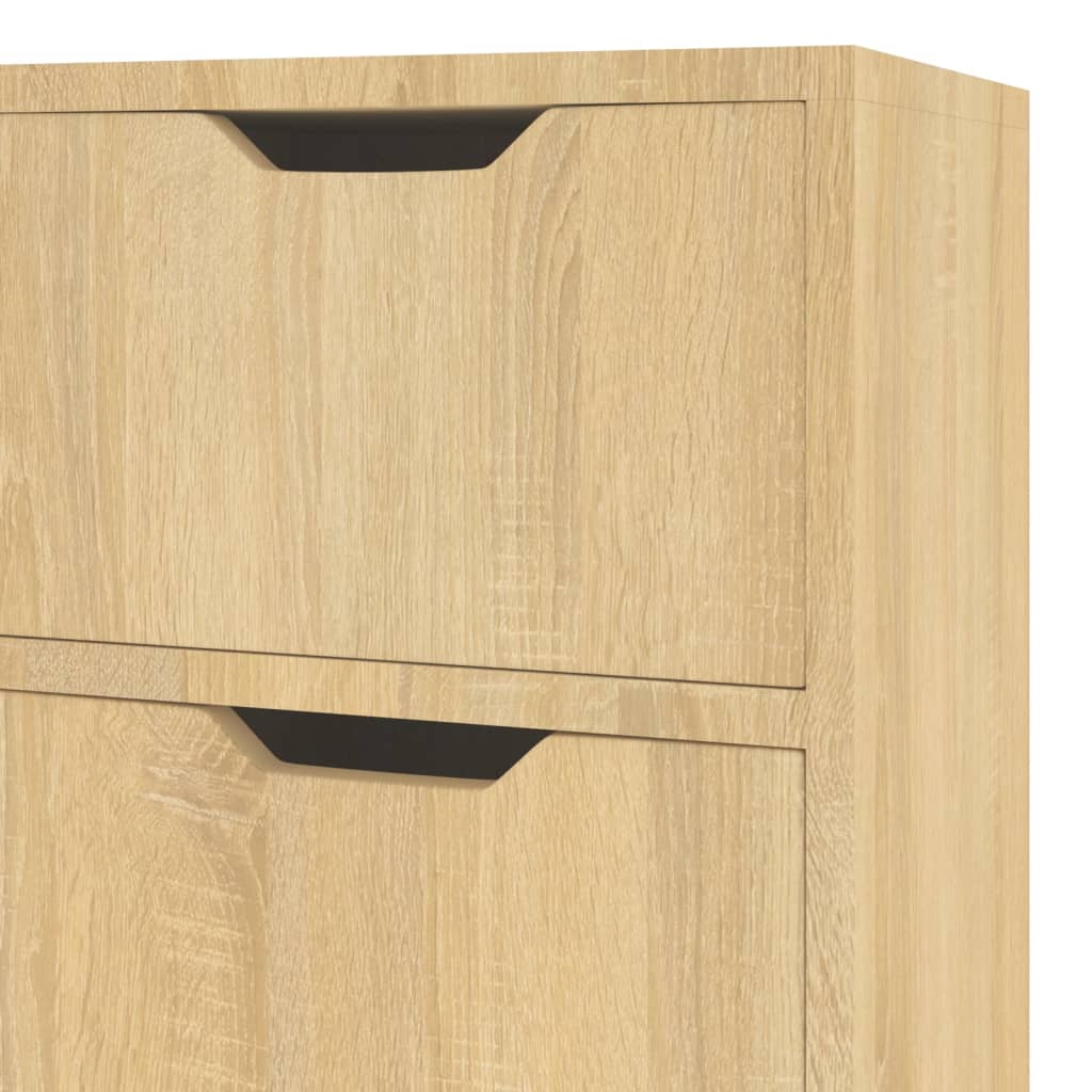 Sideboard Sonoma-Eiche 90x30x72 cm Holzwerkstoff