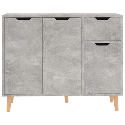 Sideboard Betongrau 90x30x72 cm Holzwerkstoff
