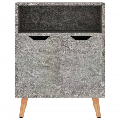 Sideboard Betongrau 60x30x72 cm Holzwerkstoff
