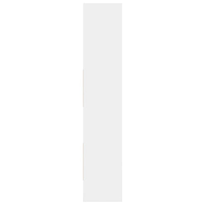 Bücherregal Weiß 40x35x180 cm Holzwerkstoff