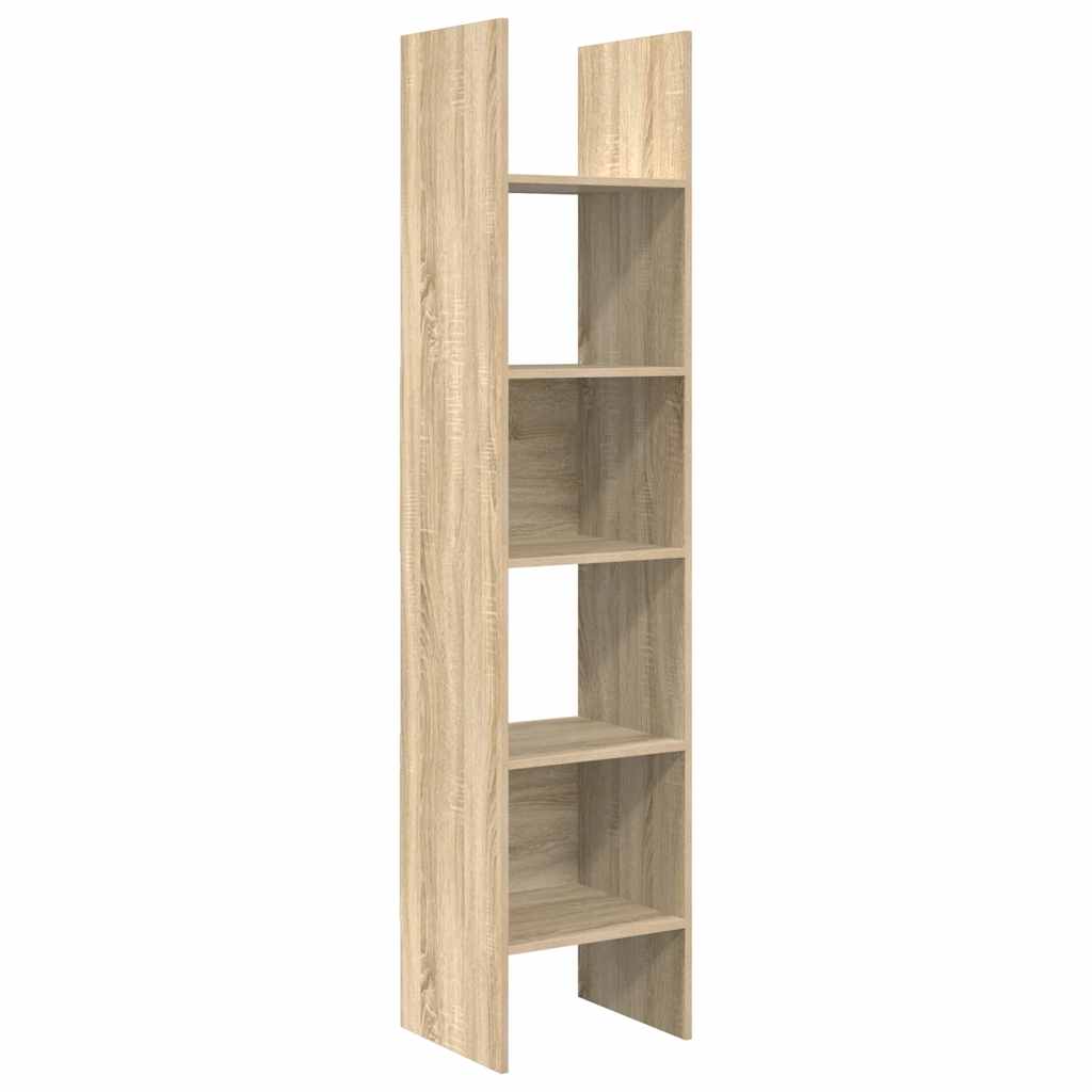 Bücherregal Sonoma-Eiche 40x35x180 cm Holzwerkstoff