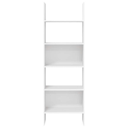 Bücherregal Weiß 60x35x180 cm Holzwerkstoff