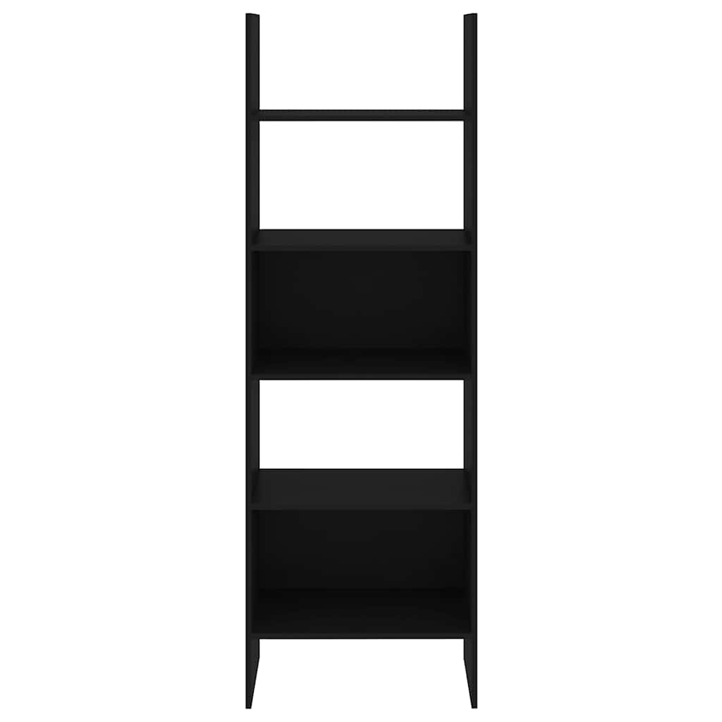 Bücherregal Schwarz 60x35x180 cm Holzwerkstoff