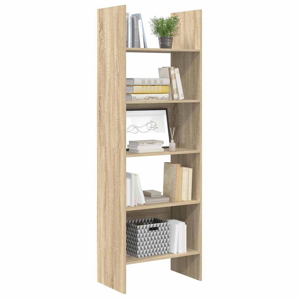 Bücherregal Sonoma-Eiche 60x35x180 cm Holzwerkstoff