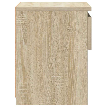 Nachttische 2 Stk. Sonoma-Eiche 40x30x39 cm Holzwerkstoff