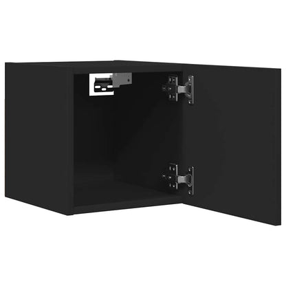 TV-Wandschrank Schwarz 30,5x30x30 cm