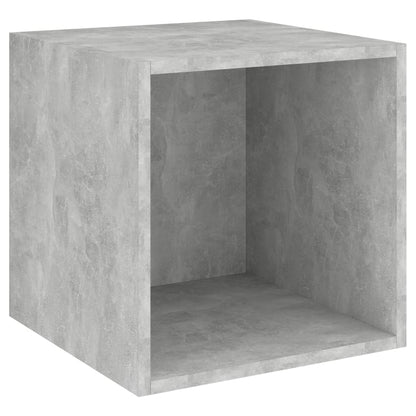Wandschrank Betongrau 37x37x37 cm Holzwerkstoff