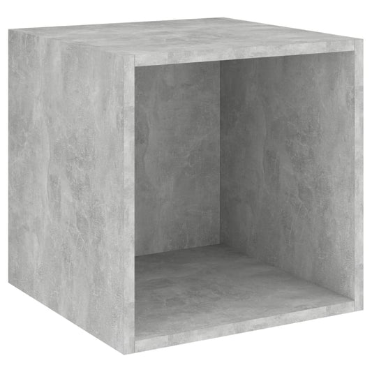 Wandschrank Betongrau 37x37x37 cm Holzwerkstoff