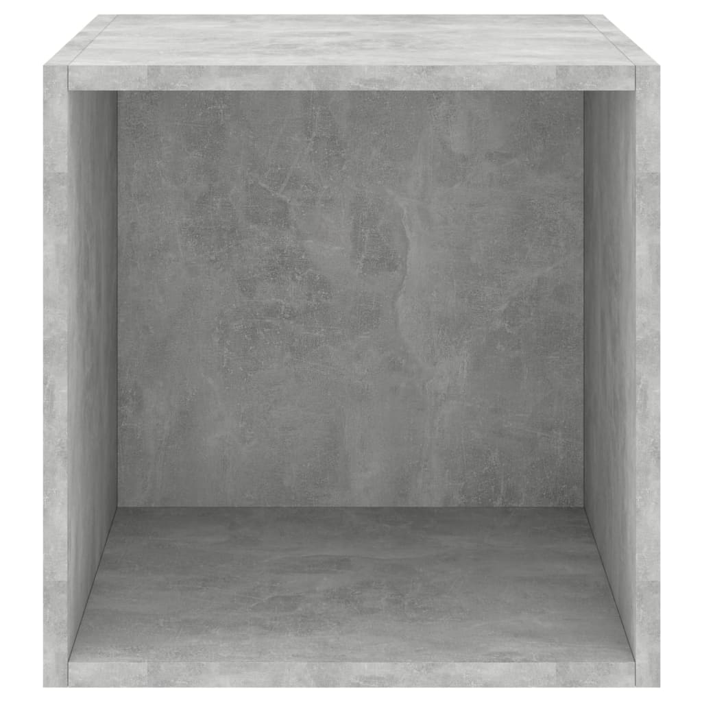 Wandschrank Betongrau 37x37x37 cm Holzwerkstoff