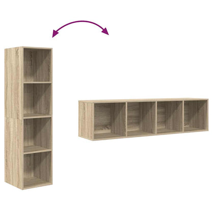 TV-Wandschrank Sonoma-Eiche 37x37x142,5 cm Holzwerkstoff