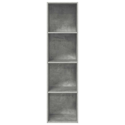 TV-Wandschrank Betongrau 37x37x142,5 cm Holzwerkstoff