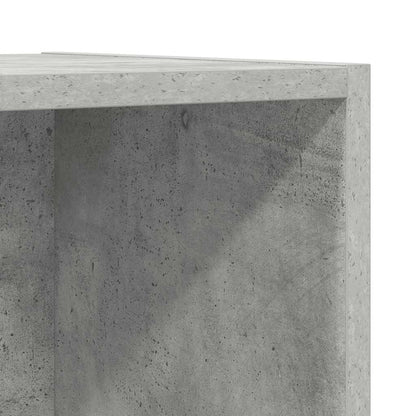TV-Wandschrank Betongrau 37x37x142,5 cm Holzwerkstoff