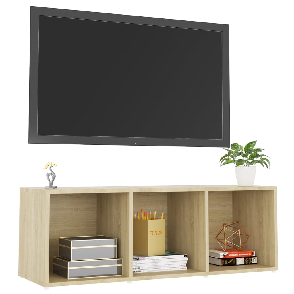 TV-Schrank Sonoma-Eiche 107x35x37 cm Holzwerkstoff