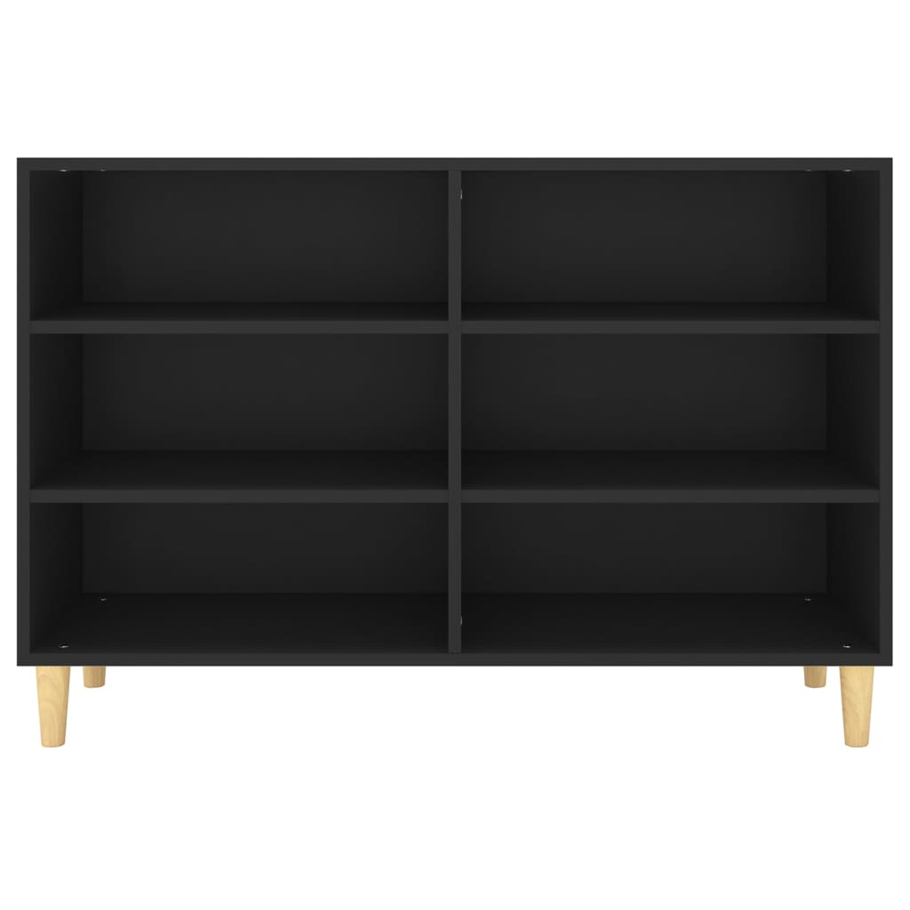 Sideboard Schwarz 103,5x35x70 cm Holzwerkstoff