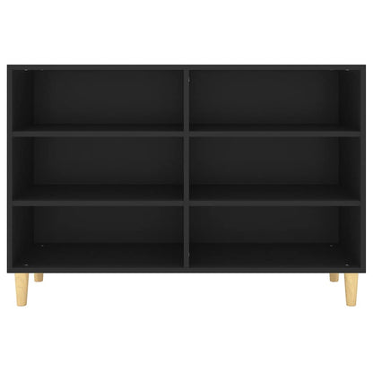 Sideboard Schwarz 103,5x35x70 cm Holzwerkstoff