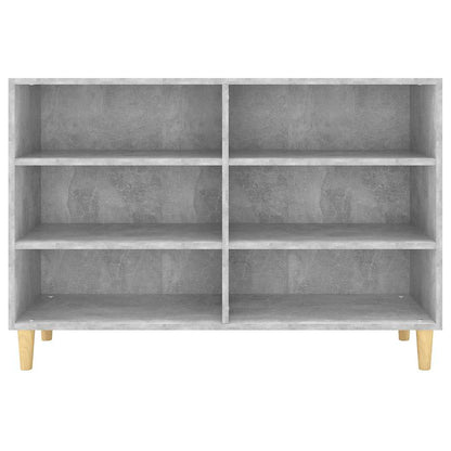 Sideboard Betongrau 103,5x35x70 cm Holzwerkstoff