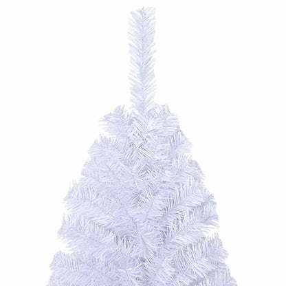 Künstlicher Weihnachtsbaum mit Dicken Zweigen Weiß 120 cm PVC