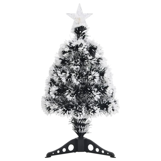 Weihnachtsbaum mit Beleuchtung Grün und Weiß 64cm Glasfaser