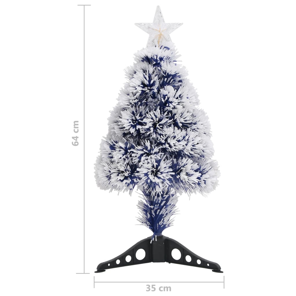 Künstlicher Weihnachtsbaum mit Beleuchtung 64 cm Glasfaser